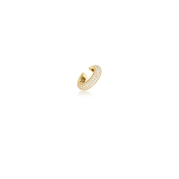 Piercing Cinco Fileiras Com Zircônias Banho Ouro 18k