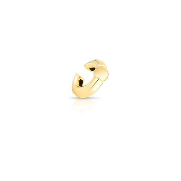 Piercing Liso Com Esfera Banho Ouro 18k