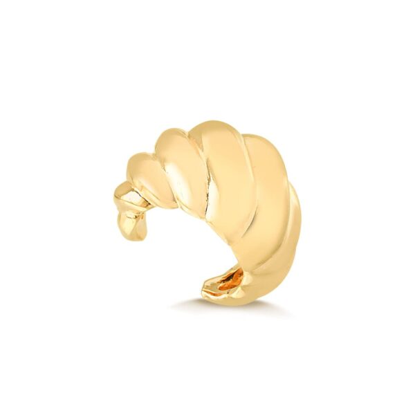 Piercing Trabalhado Liso Banho Ouro 18k