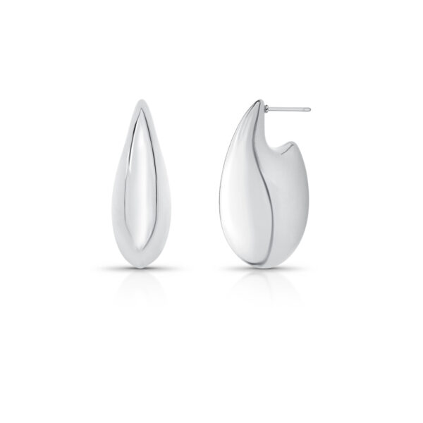 Meia Argola Oval Curva