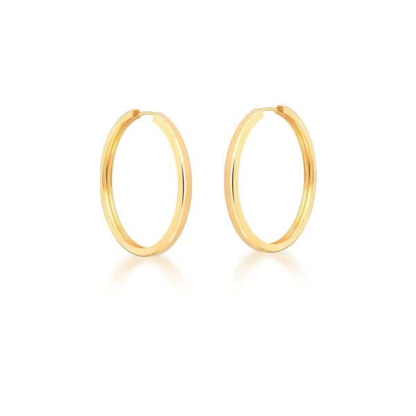 Argola Com Aro Quadrado 3.4cm