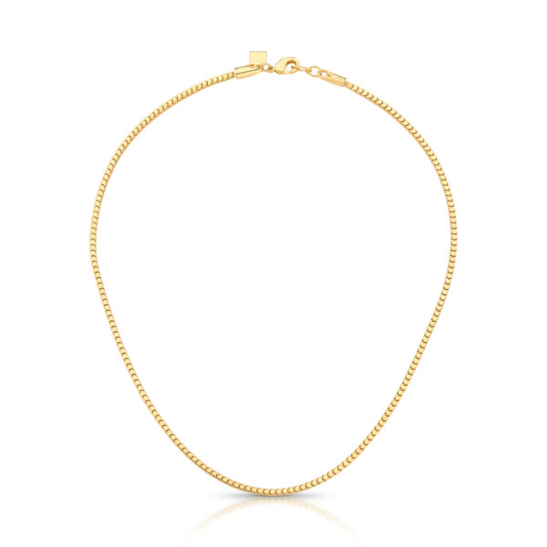 Corrente Lisa Maleável Trabalhada Elo Quadrado